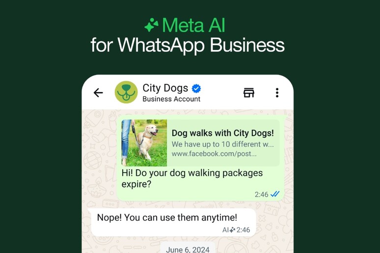 聊天机器人和协助，Meta 将 AI 引入 WhatsApp Business